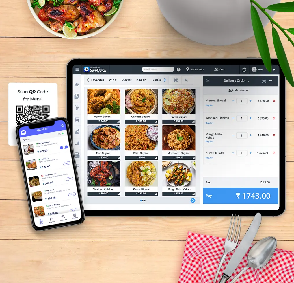 Restaurant software